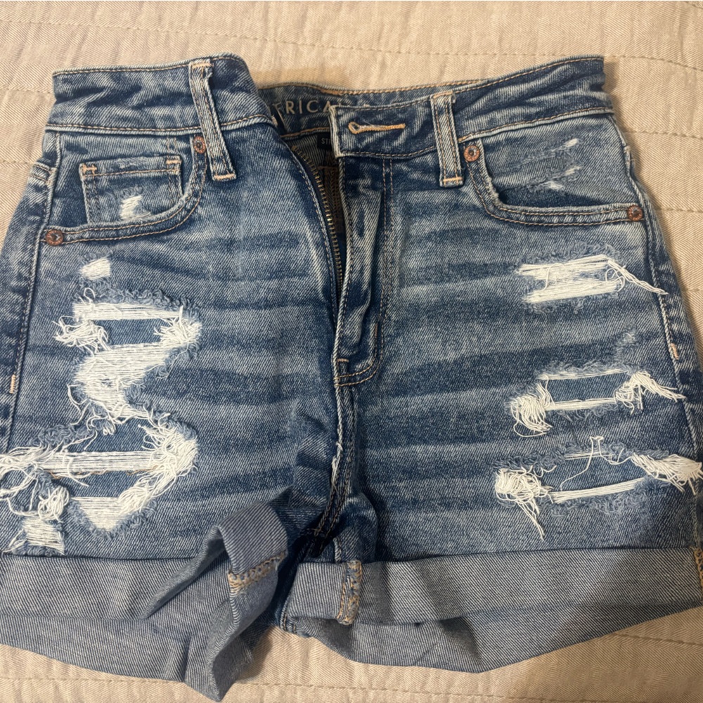 American Eagle Blue Denim Shorts